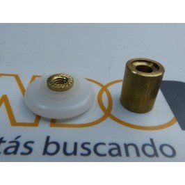 Rodamiento de mampara frontal 20mm nylon y casquillo de 12mm