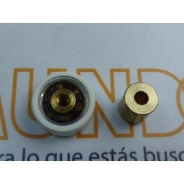 Rodamiento mampara pista lisa 19mm y casquillo de 12mm