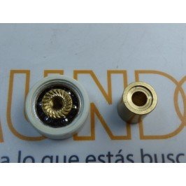Rodamiento mampara pista lisa 19mm y casquillo de 12mm