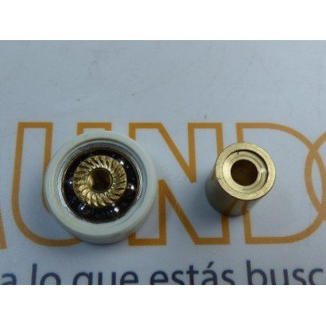 Rodamiento mampara pista lisa 19mm y casquillo de 12mm
