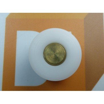 Rodamiento mampara semicircular cuello corto 25mm nylon