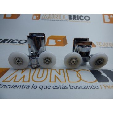 Juego rodamiento mampara 25mm. superior e inferior M058