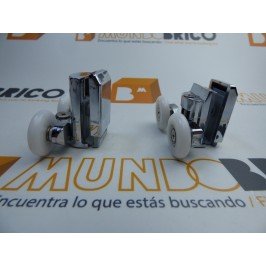 Juego rodamiento mampara 25mm. superior e inferior M058
