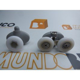 Juego rodamiento superior e inferior 25mm. nylon M059