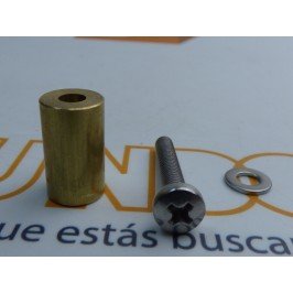 Casquillo rueda mampara 17mm. M072