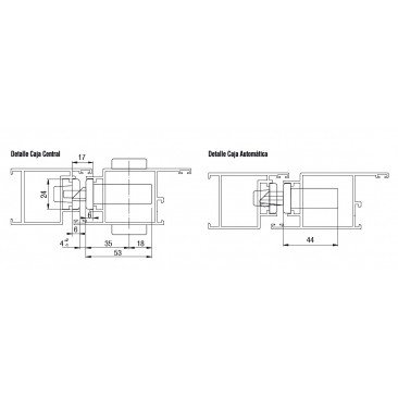 Cerradura GU Secury Automatic 2 ALUMINIO COPLANAR