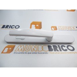 Manilla PUERTA PVC Blanco Con bocallave