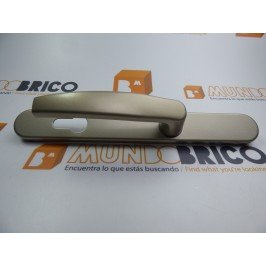 Manilla PUERTA PVC Inox Con bocallave