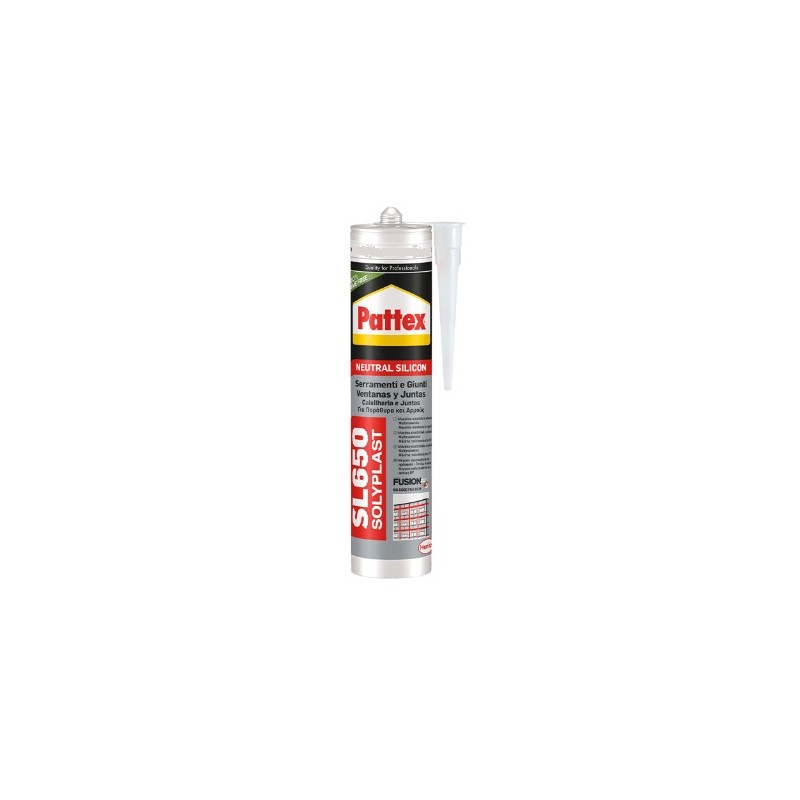 Silicona SL650 FUSION ROBLE PATTEX Neutra Silicona SL650 FUSION ROBLE PATTEX Neutra