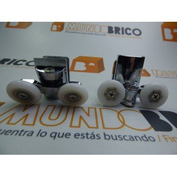 Juego doble rodamiento mampara 23mm.