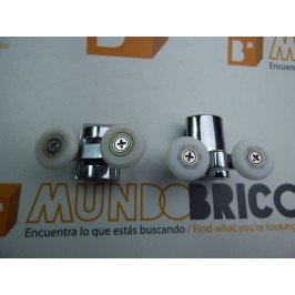 Juego doble rodamiento mampara 23mm.