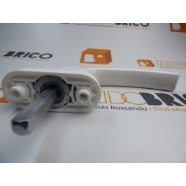 Manilla o cremona con LLAVE PVC Blanco