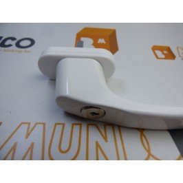 Manilla o cremona con LLAVE PVC Blanco