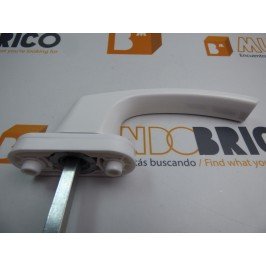 Manilla o cremona con LLAVE PVC Blanco