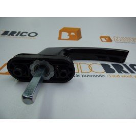 Manilla o cremona con LLAVE PVC Negro