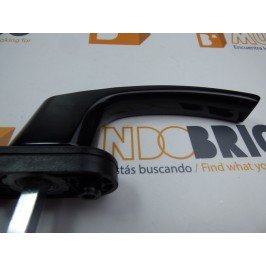 Manilla o cremona con LLAVE PVC Negro