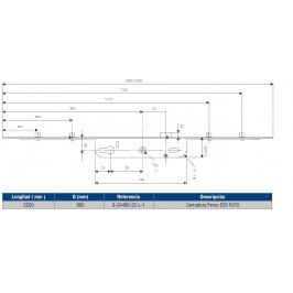 Cerradura GU FERCO R4 28/70