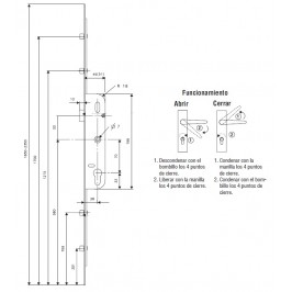 Cerradura GU FERCO R4 28/70