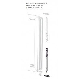 Pasador de palanca Practicable LARGO LISO STAC