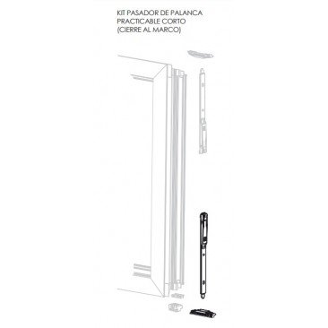 Pasador de palanca Practicable CORTO LISO STAC