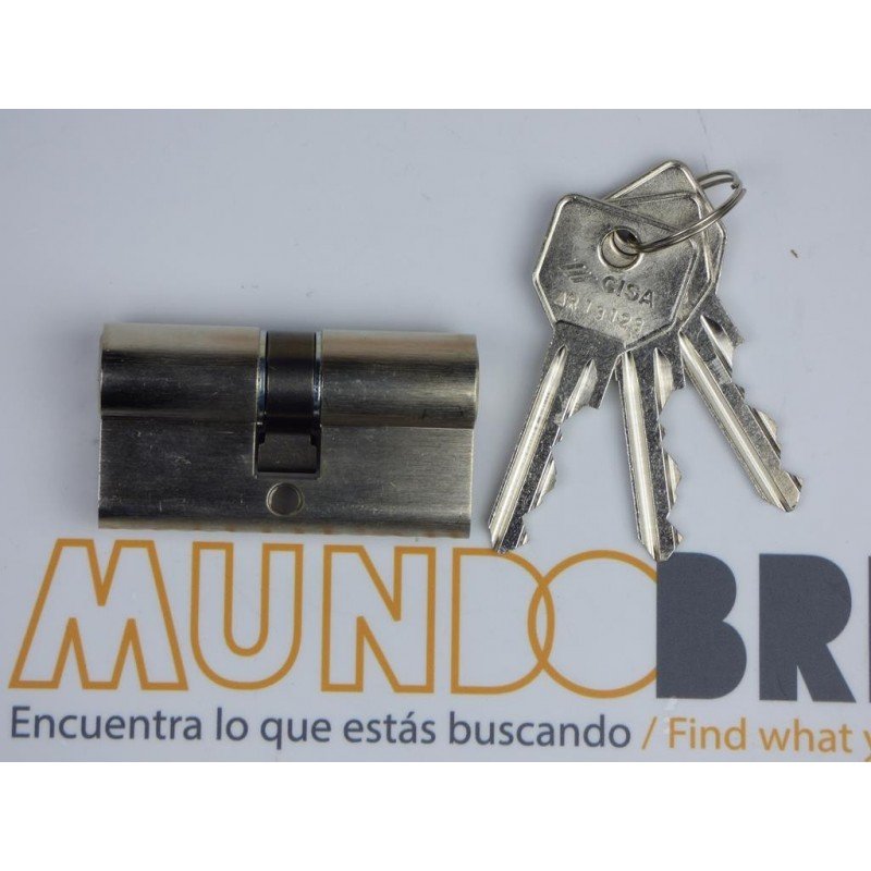 Cilindro CISA C2000 45x50 Niquelado Leva Larga