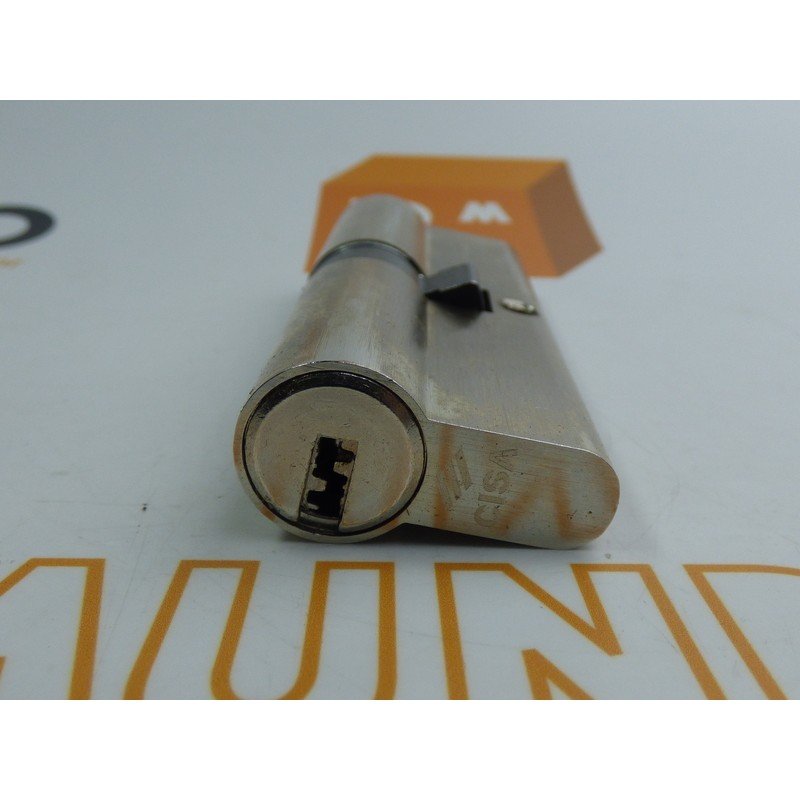 Cilindro CISA ASIX 35x35 Niquelado Leva Larga Cilindro CISA ASIX 35x35 Niquelado Leva Larga
