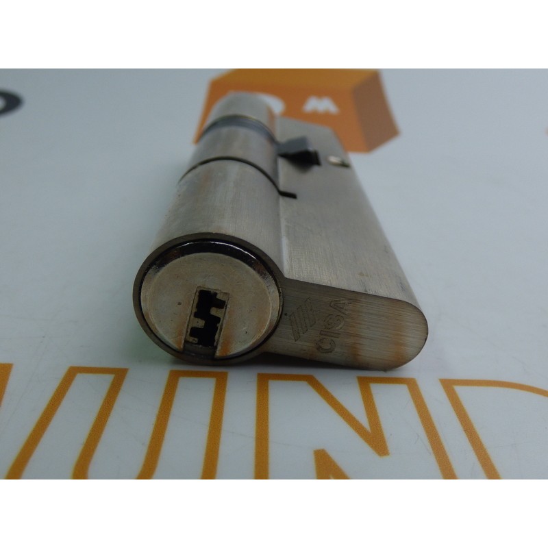 Cilindro CISA ASIX 30x50 Niquelado Leva Larga Cilindro CISA ASIX 30x50 Niquelado Leva Larga