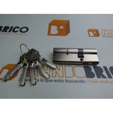 Cilindro CISA ASIX 45x55 Niquelado Leva Larga