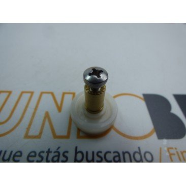 Rueda para mampara de 21mm. de nylon cuello largo M099