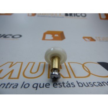 Rueda para mampara de 21mm. de nylon cuello largo M099