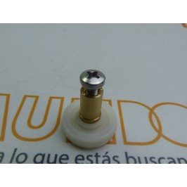 Rueda para mampara de 21mm. de nylon cuello largo M099