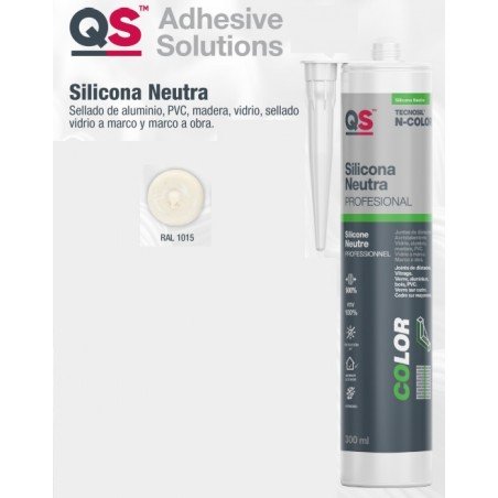 Silicona NEUTRA 1015 CREMA QS Tecnosil N-COLOR