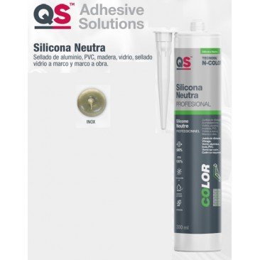Silicona NEUTRA INOX QS Tecnosil N-COLOR