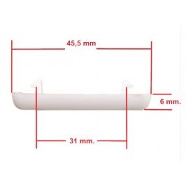 Vierteaguas, tapa o tapeta para ventanas de aluminio blanco o negro. Desagüe