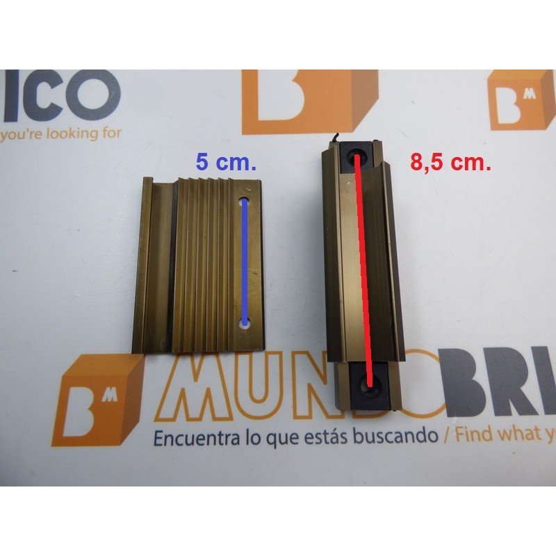 Cierre de corredera 4042 Lateral Superior Bronce Cierre de corredera 4042 Lateral Superior Bronce