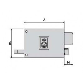 Cerradura CVL 125-AR-10-D