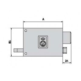 Cerradura CVL 1125-A-12-D