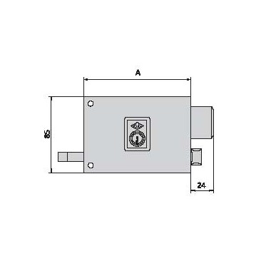 Cerradura CVL 1125-A-12-D