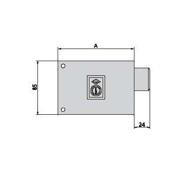 cerradura cvl 124A8-D