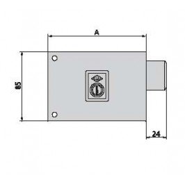 cerradura cvl 1124A8-I