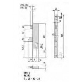 cerradura CISA 46230-30