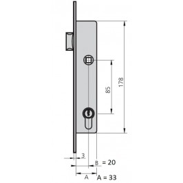 cerradura cvl 1984T/0-20