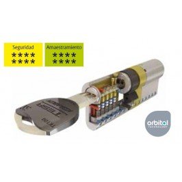 Cilindro TESA TK-100 30x60 Niquelado Leva larga