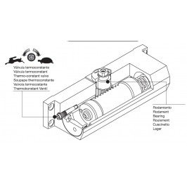 Muelle Justor 12 Sin Retención BLANCO