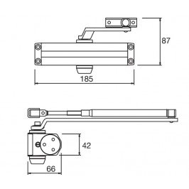 Muelle Justor 12 Sin Retención BLANCO