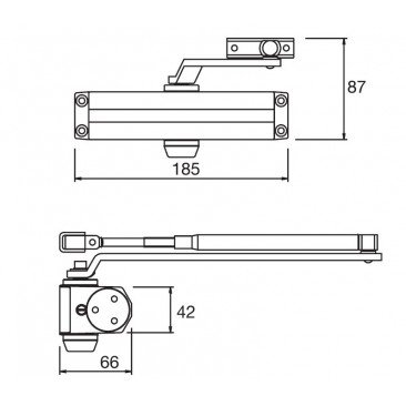 Muelle Justor 12 Sin Retención BLANCO