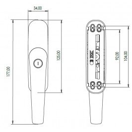 Cremona con Llave LEO BLOCK STAC Blanco 