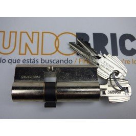 Cilindro TESA 5200 30x50 Niquelado Leva corta