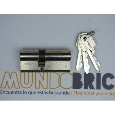 Cilindro TESA 5200 40x50 Niquelado Leva corta