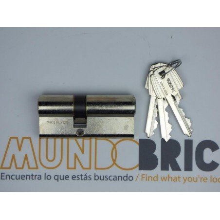 Cilindro TESA 5200 40x50 Niquelado Leva corta